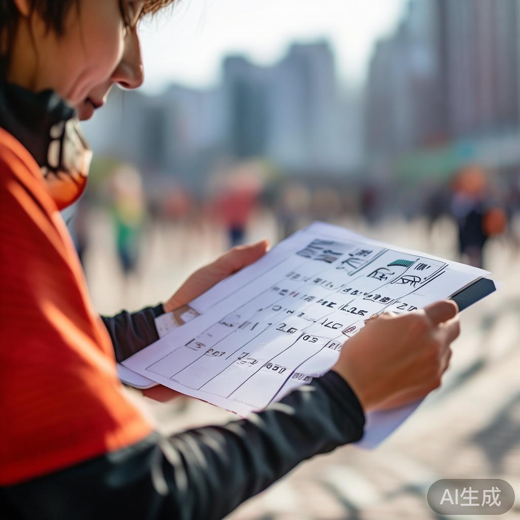 以案例为例，某用户希望报名一场半程马拉松比赛。经过